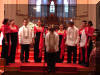 Concert door 'St John Bosco Chorale uit Manila (Filippijnen) op 25 Mei 2007