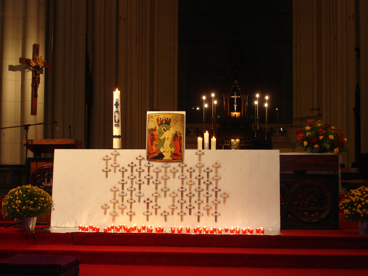 Herdenking van alle overleden op 2 november 2007